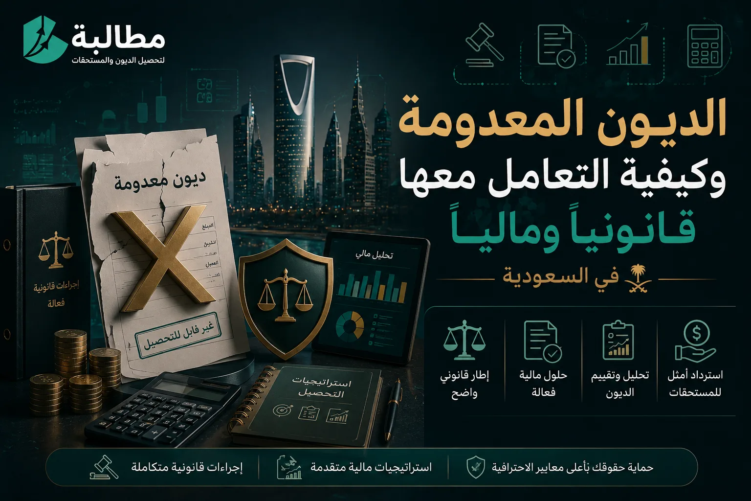 الديون المعدومة وكيفية التعامل معها قانونياً ومالياً في السعودية