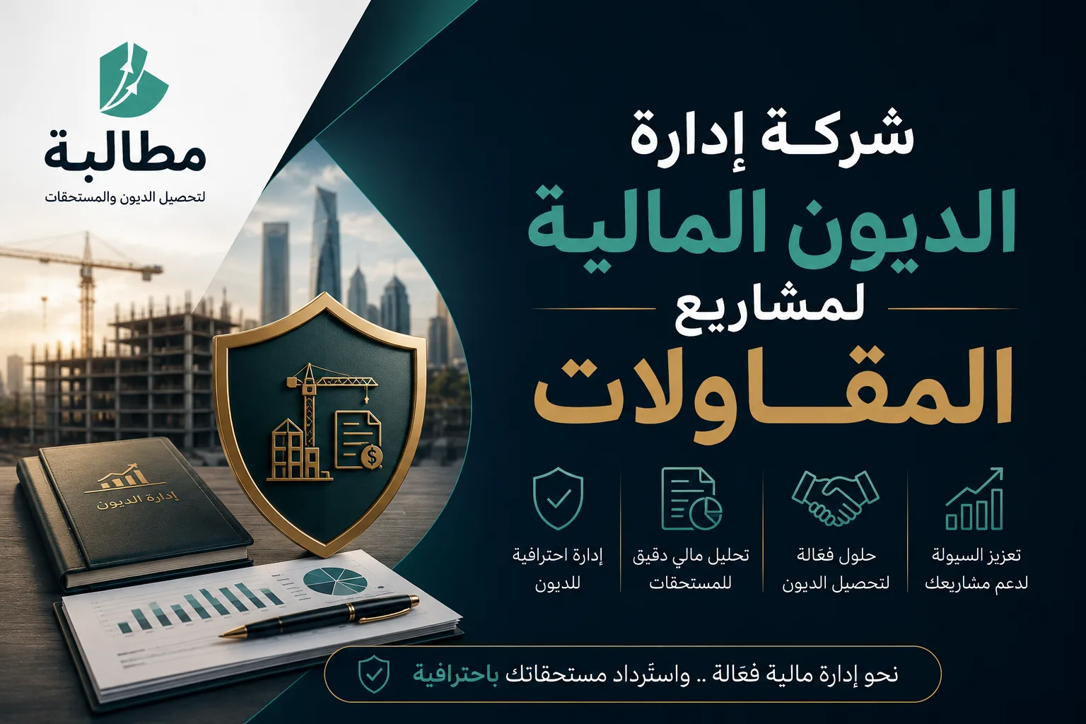 شركة إدارة الديون المالية لمشاريع المقاولات