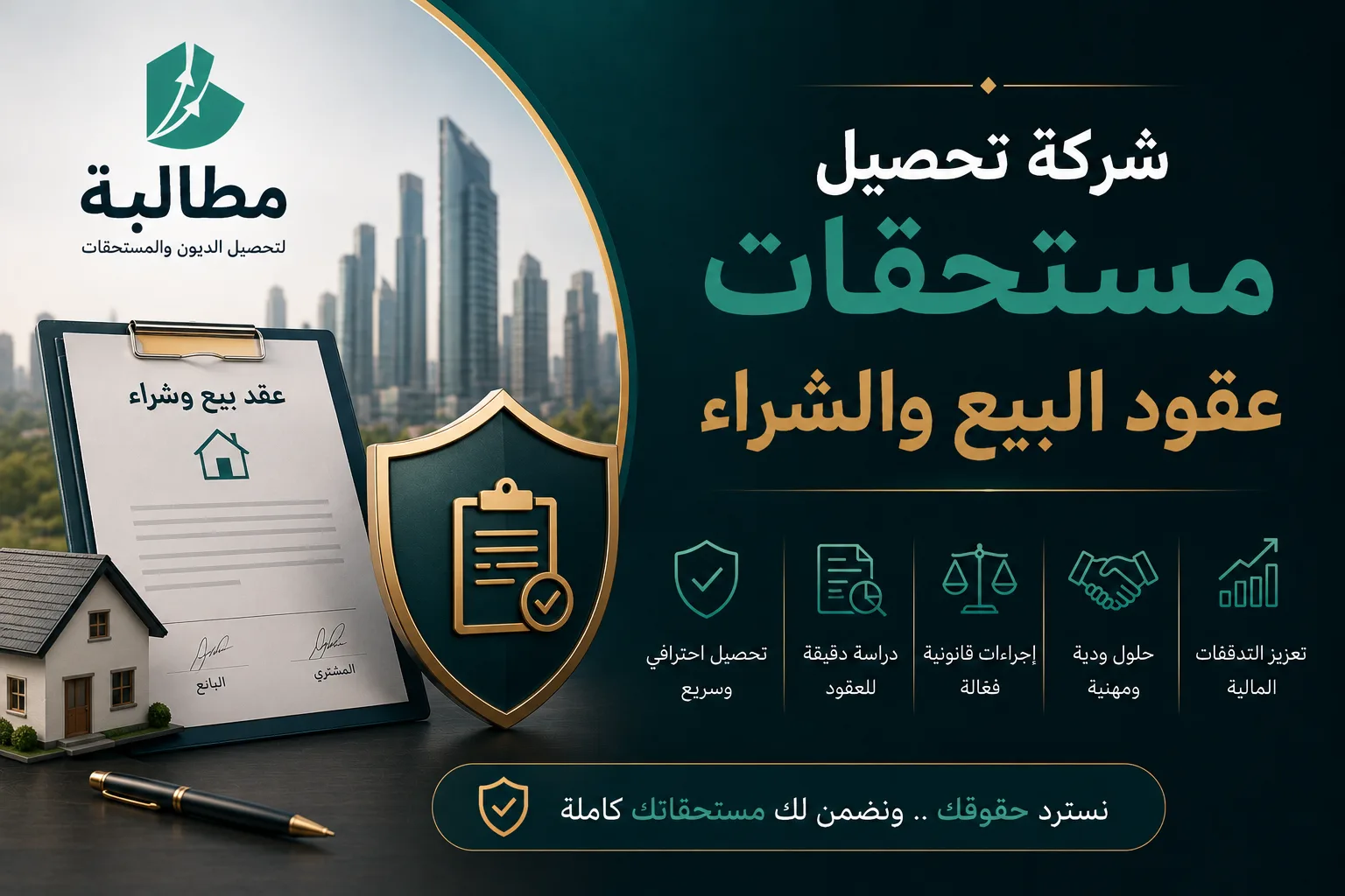 شركة تحصيل مستحقات عقود البيع والشراء