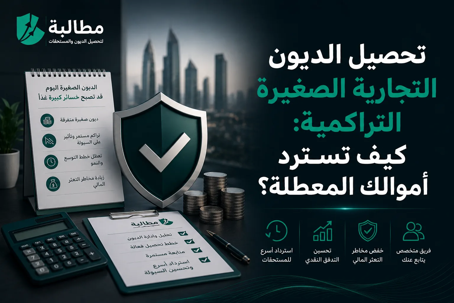 تحصيل الديون التجارية الصغيرة التراكمية: كيف تسترد أموالك المعطلة؟