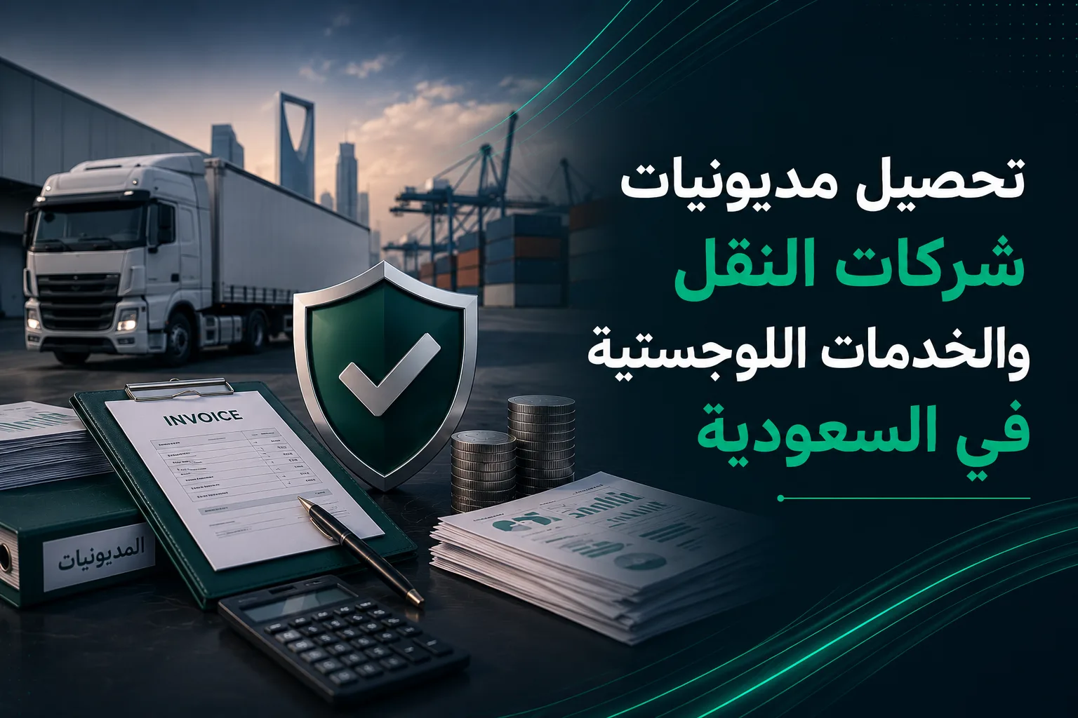 تحصيل مديونيات شركات النقل والخدمات اللوجستية في السعودية